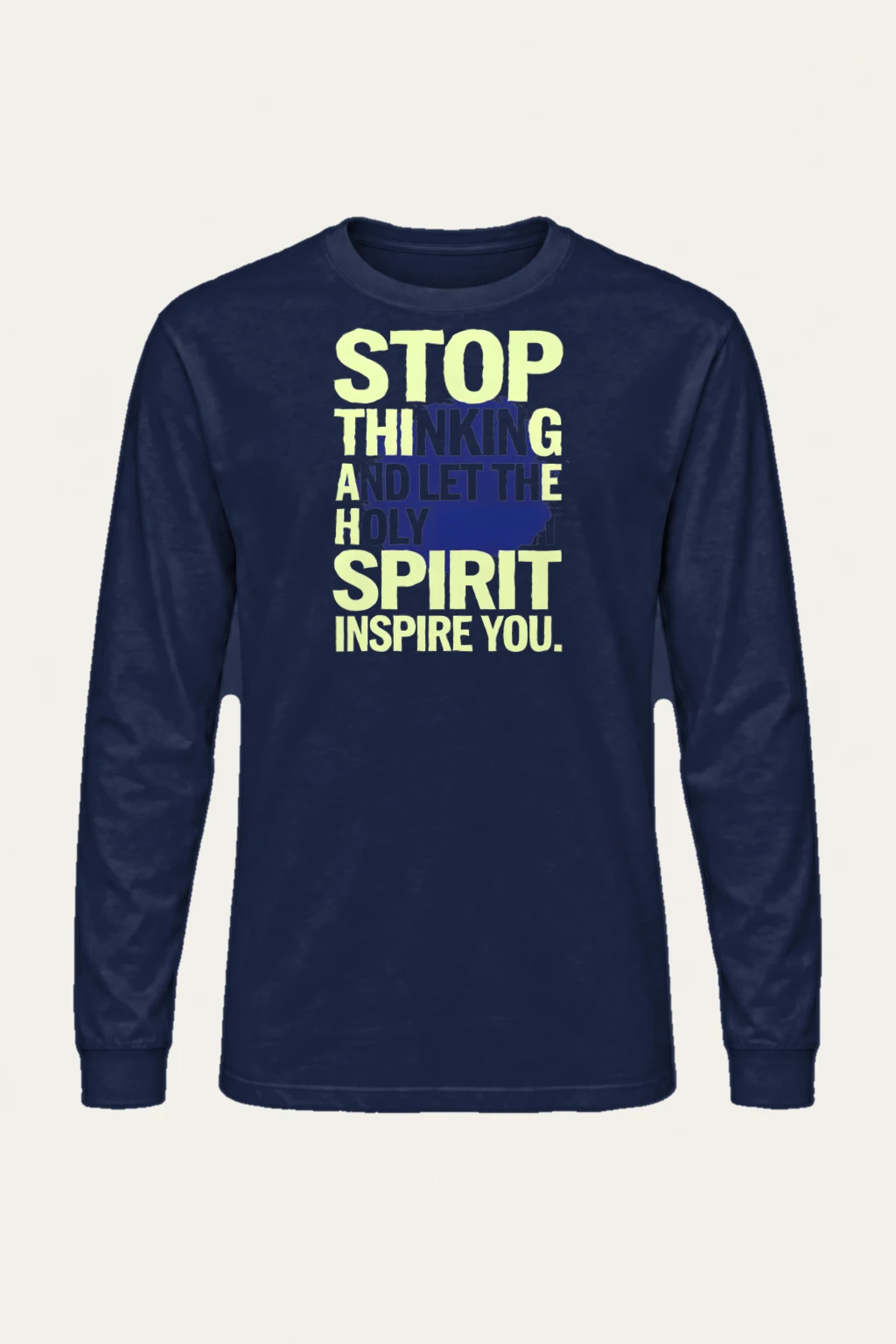 "Let The Holy Spirit" Unisex Longsleeve T-shirt | Gildan 2400