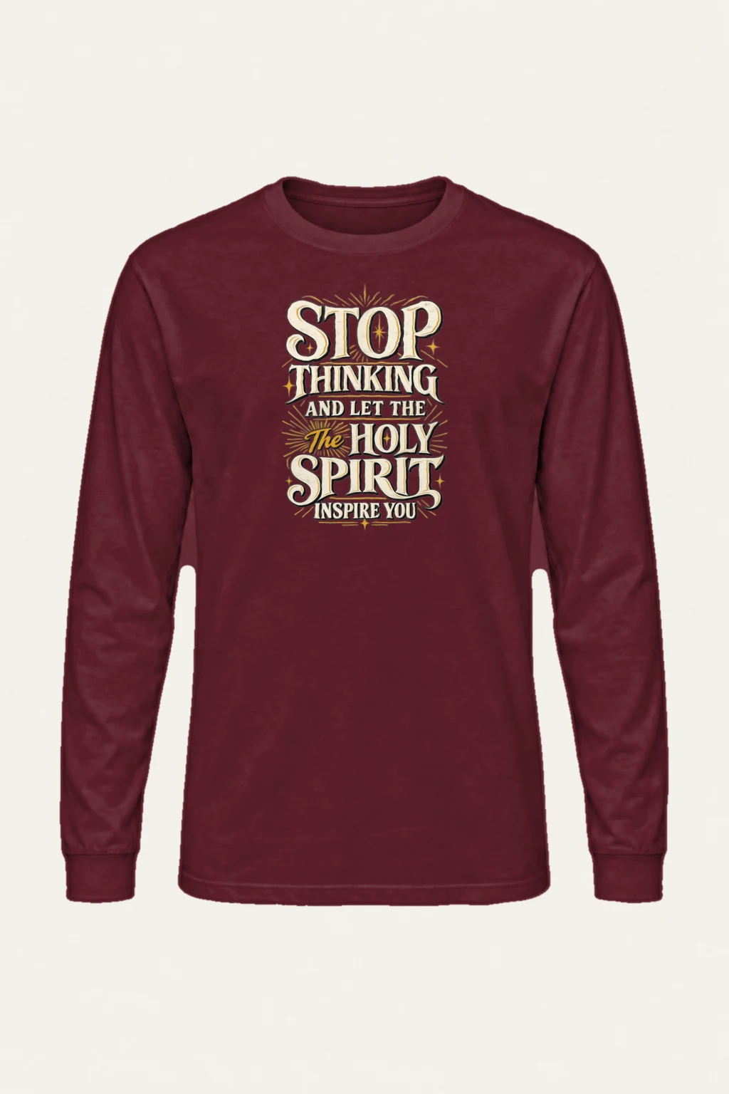 "Let The Holy Spirit" Unisex Longsleeve T-shirt | Gildan 2400