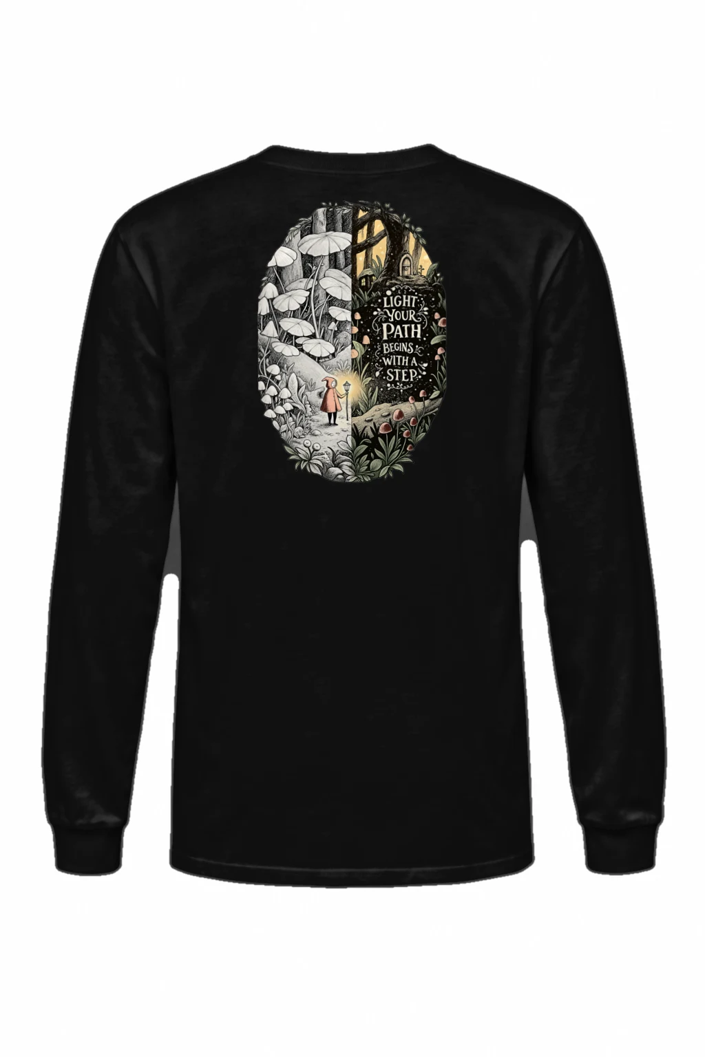 "Let The Light Guide" Unisex Longsleeve T-shirt | Gildan 2400