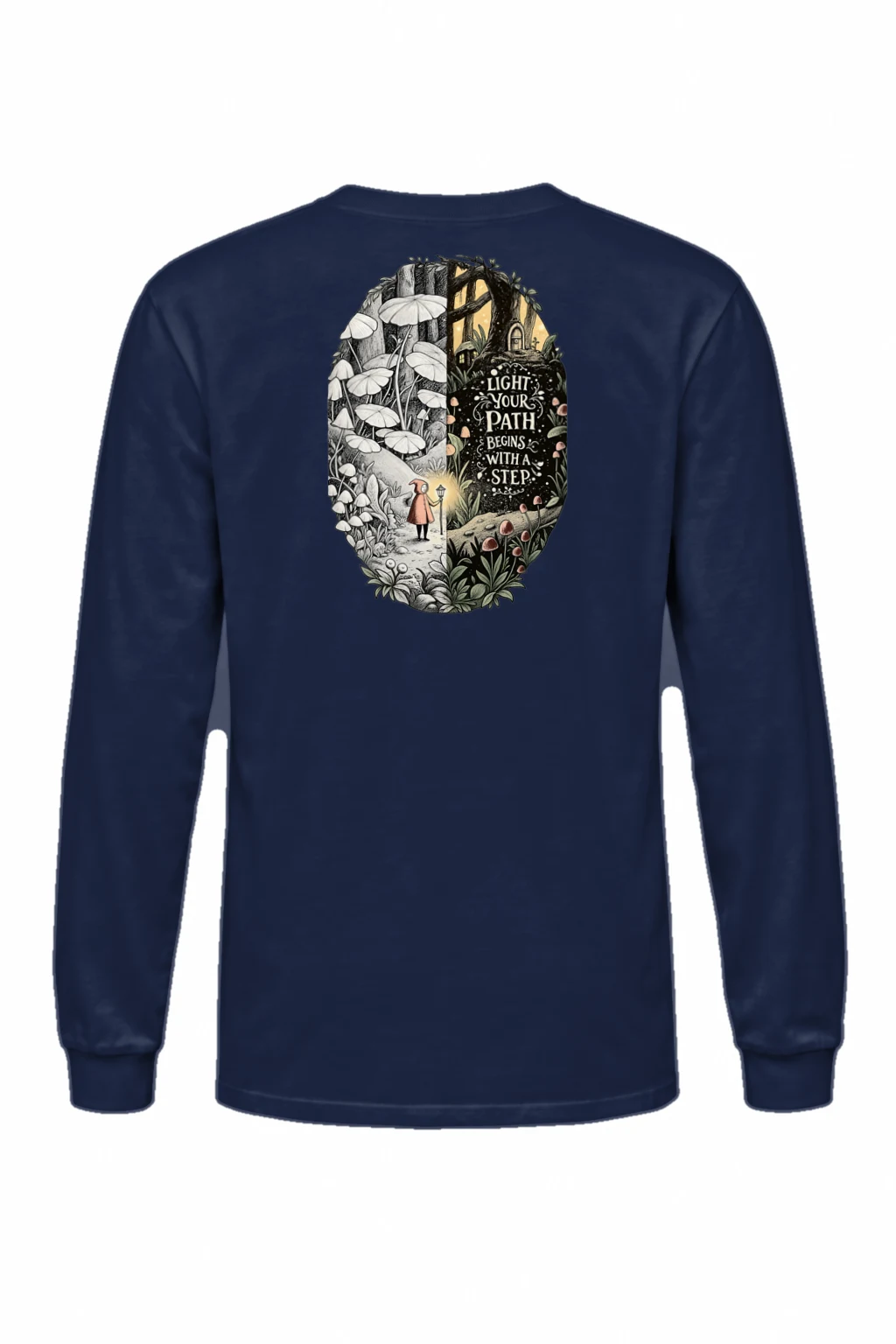 "Let The Light Guide" Unisex Longsleeve T-shirt | Gildan 2400