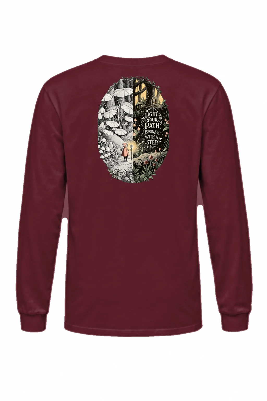 "Let The Light Guide" Unisex Longsleeve T-shirt | Gildan 2400