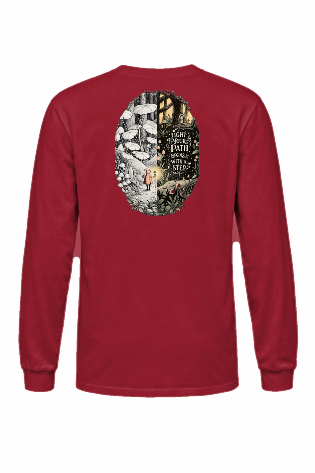 "Let The Light Guide" Unisex Longsleeve T-shirt | Gildan 2400