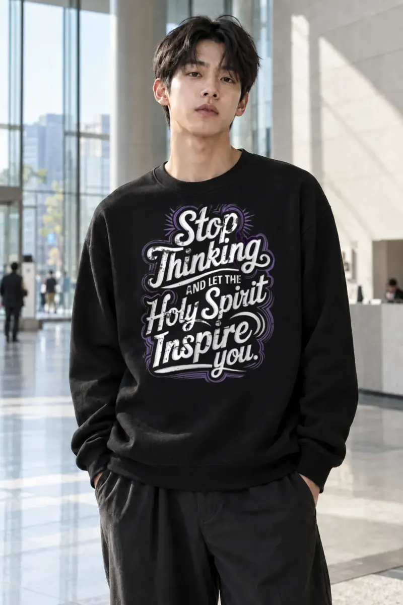 “Let The Spirit Inspire” Heavy Blend Unisex Crewneck Sweatshirt | Gildan 18000