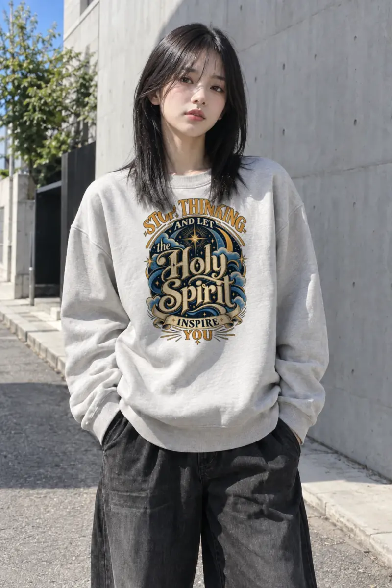 "Let The Spirit Inspire" Heavy Blend Unisex Crewneck Sweatshirt | Gildan 18000