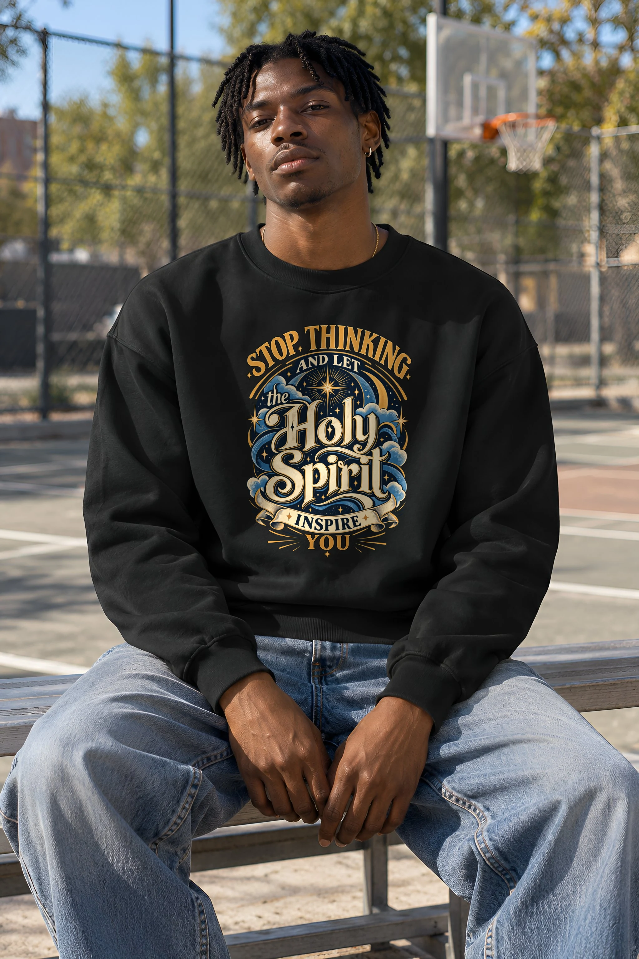 "Let The Spirit Inspire" 1 Crewneck Sweatshirt