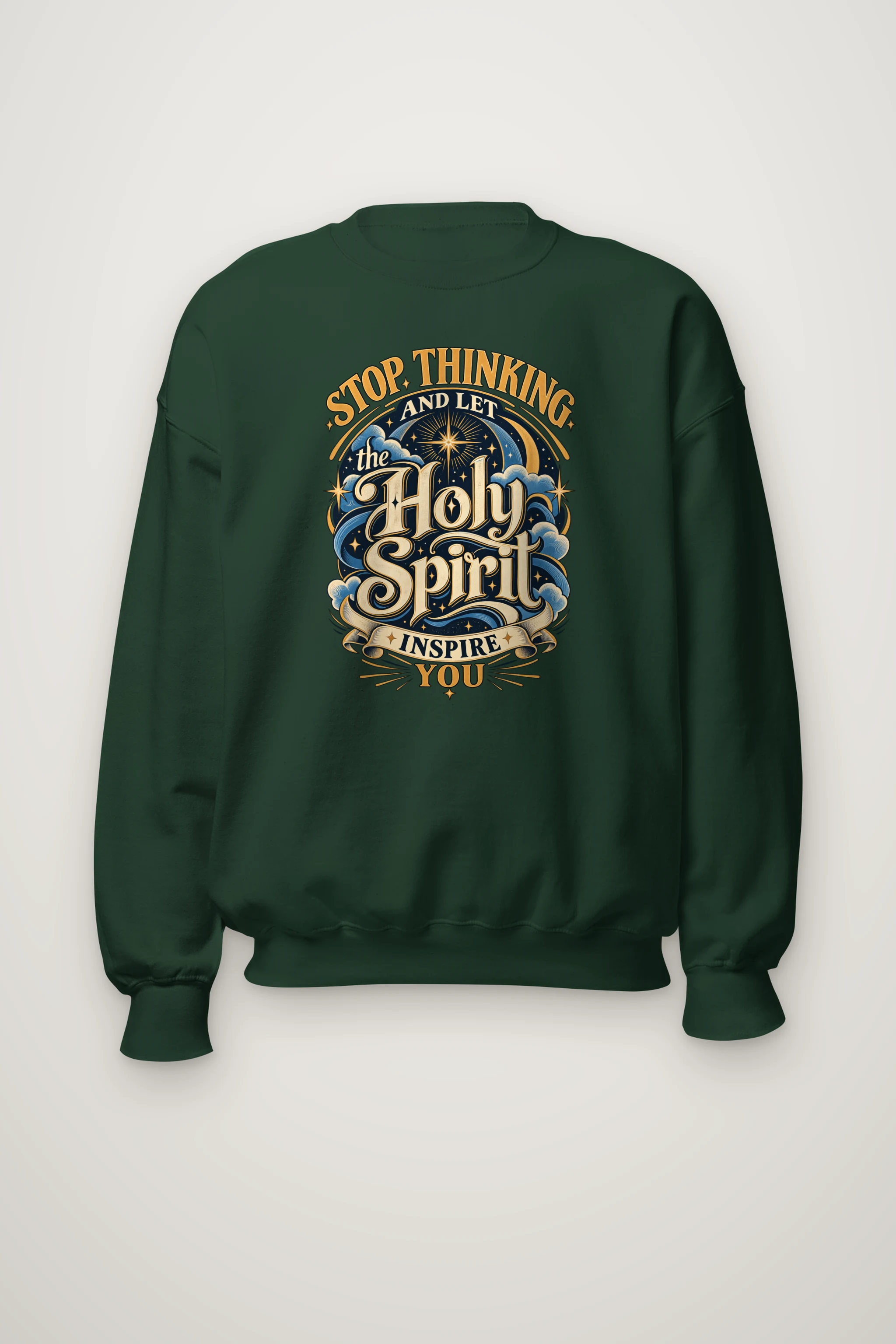 "Let The Spirit Inspire" Heavy Blend Unisex Crewneck Sweatshirt