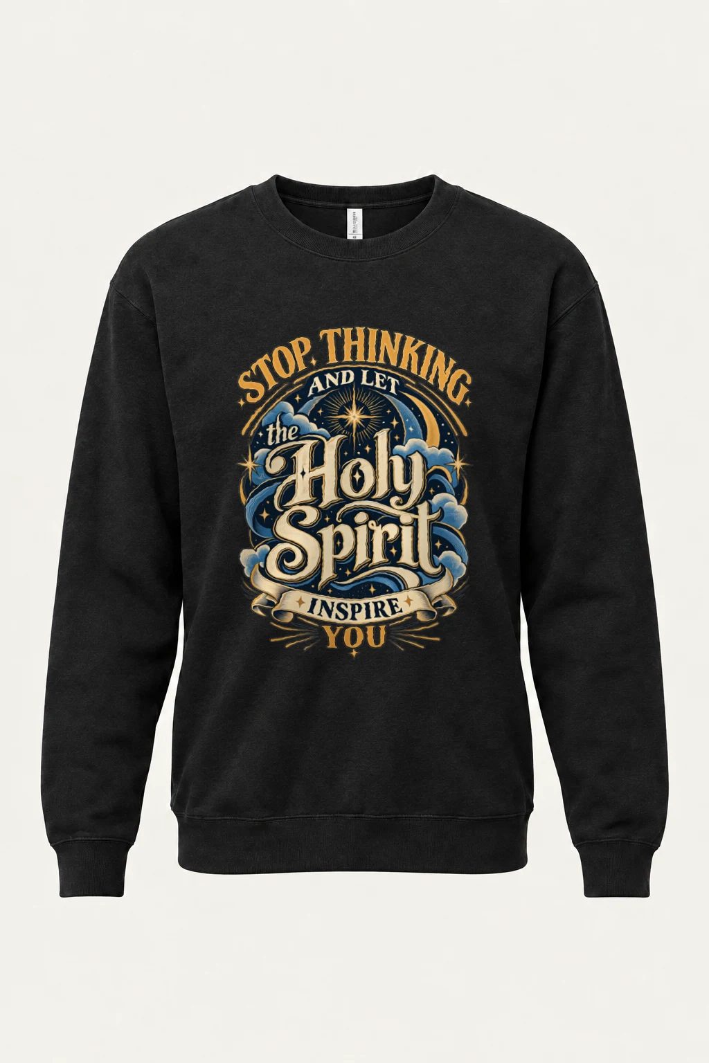 "Let The Spirit Inspire" Heavy Blend Unisex Crewneck Sweatshirt | Gildan 18000