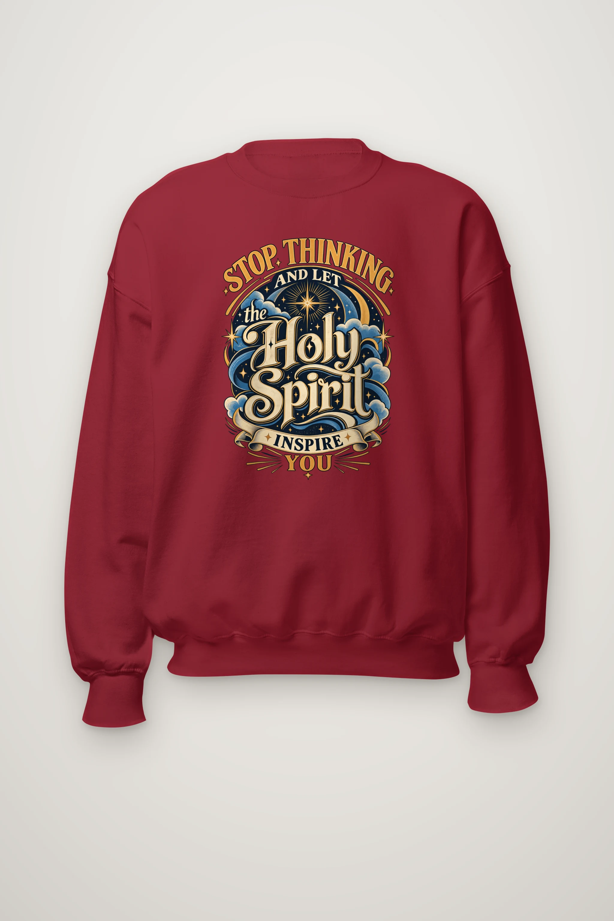 "Let The Spirit Inspire" Heavy Blend Unisex Crewneck Sweatshirt