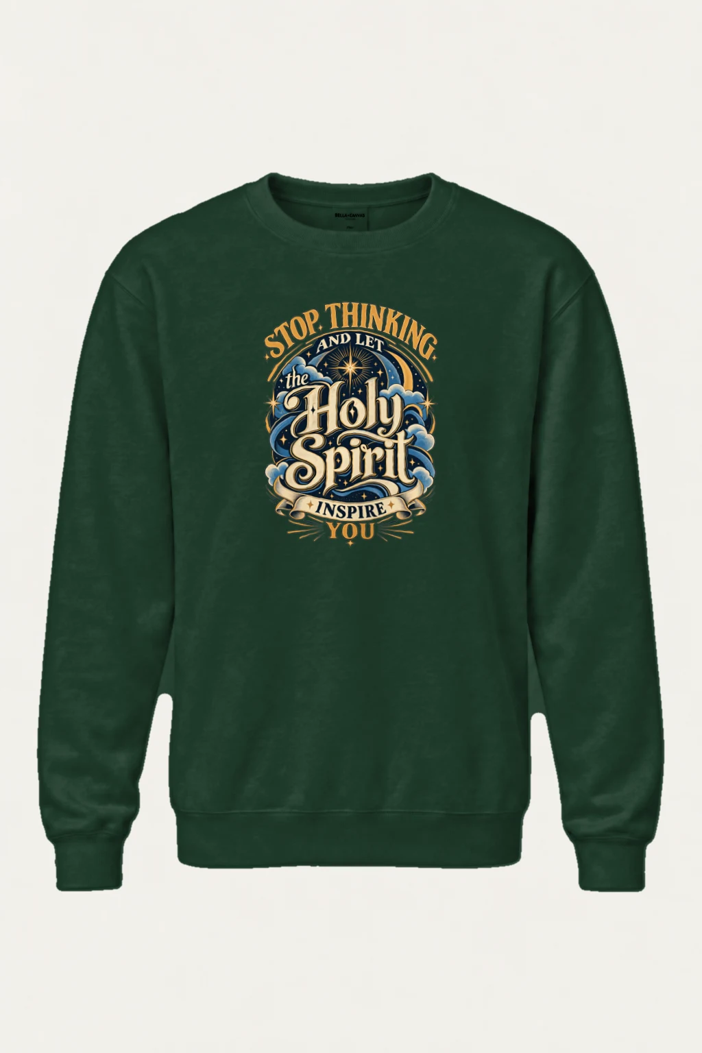 "Let The Spirit Inspire" Heavy Blend Unisex Crewneck Sweatshirt | Gildan 18000