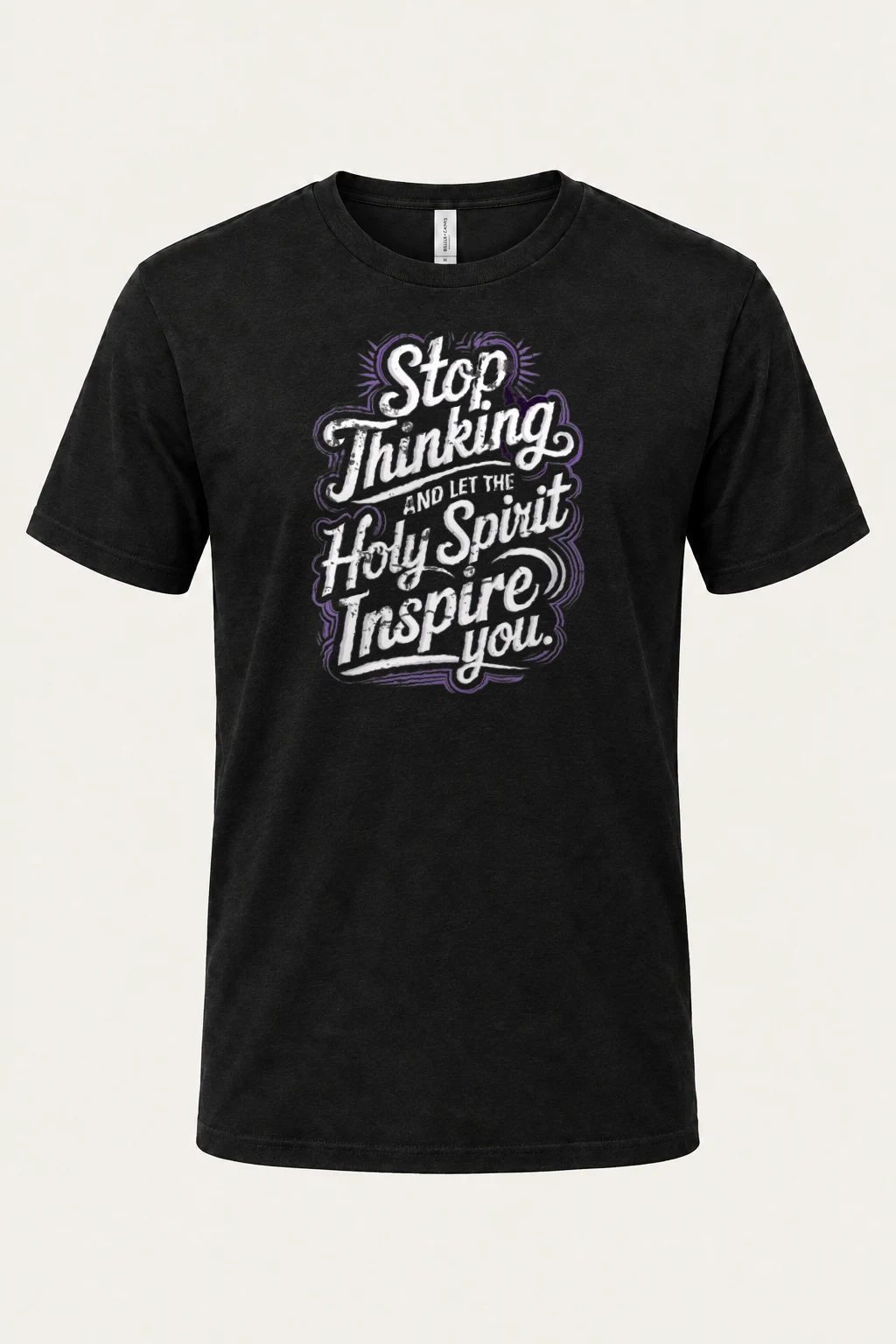 "Let The Spirit Inspire" Heavyweight Unisex Crewneck T-shirt | Gildan 5000