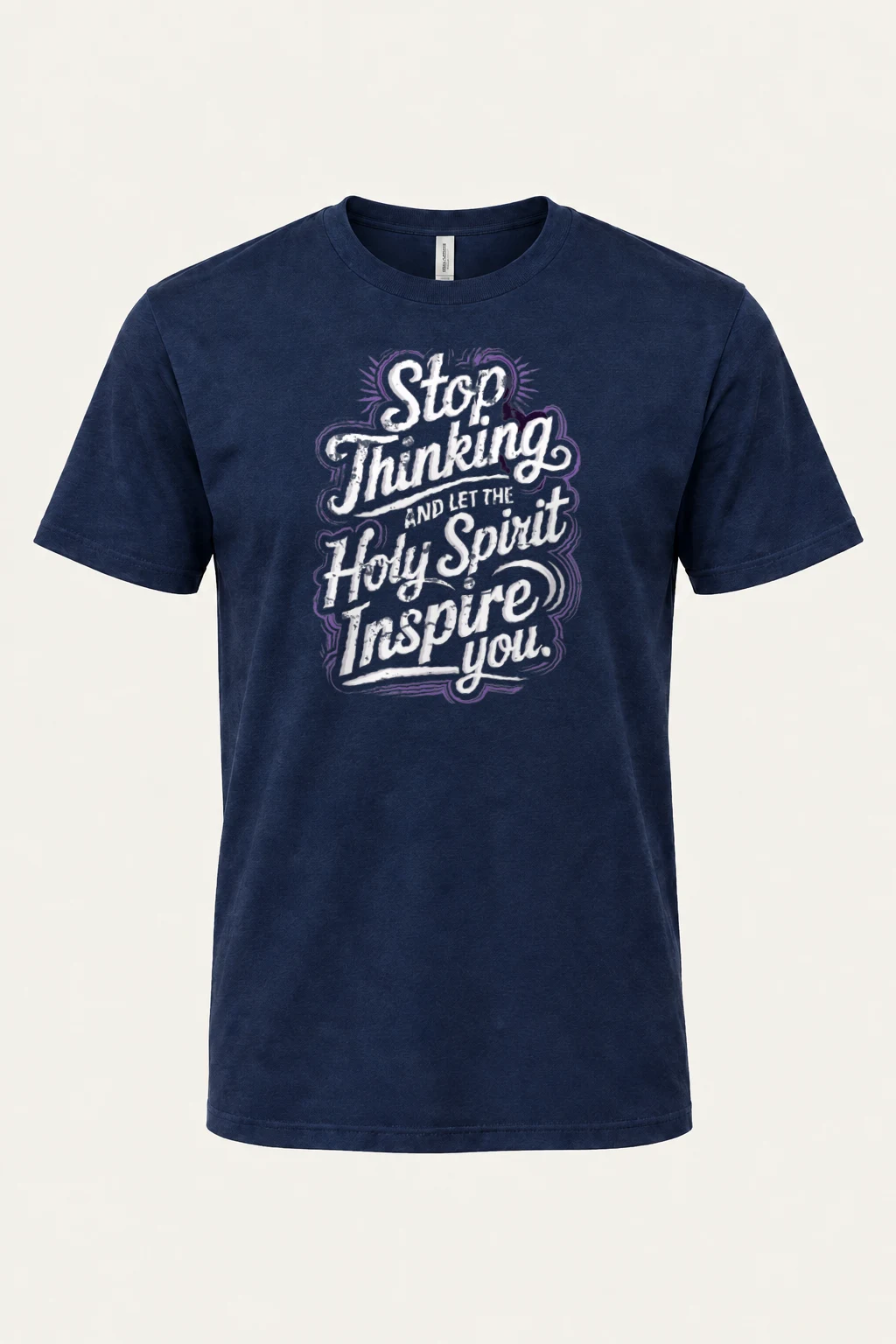 "Let The Spirit Inspire" Heavyweight Unisex Crewneck T-shirt | Gildan 5000