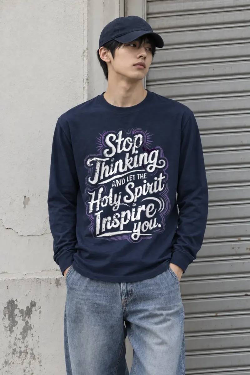 "Let The Spirit Inspire" Unisex Longsleeve T-shirt | Gildan 2400