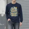 "Stop Thinking Script Banner" Unisex Longsleeve T-shirt