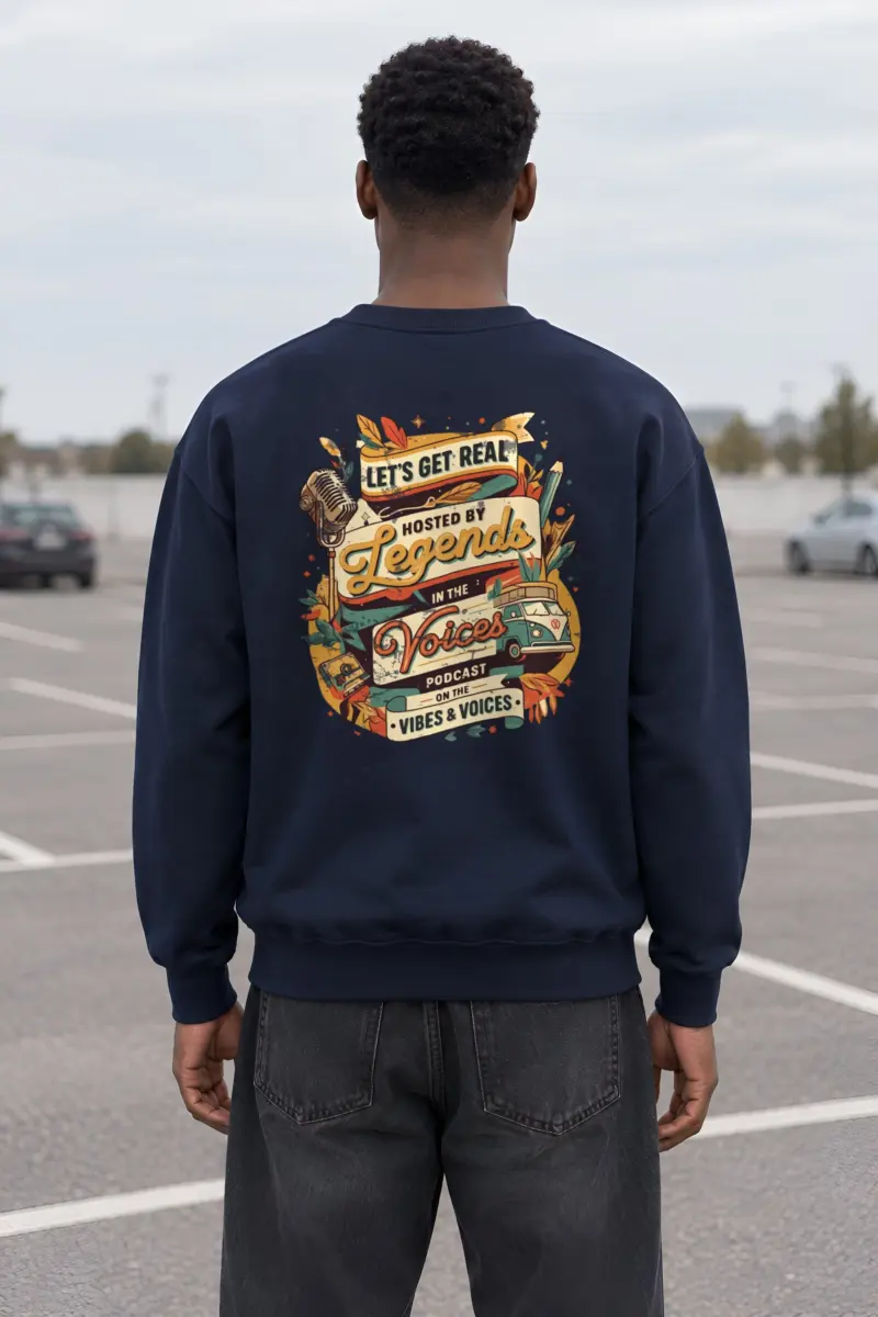 "Let’s Get Real" Heavy Blend Unisex Crewneck Sweatshirt