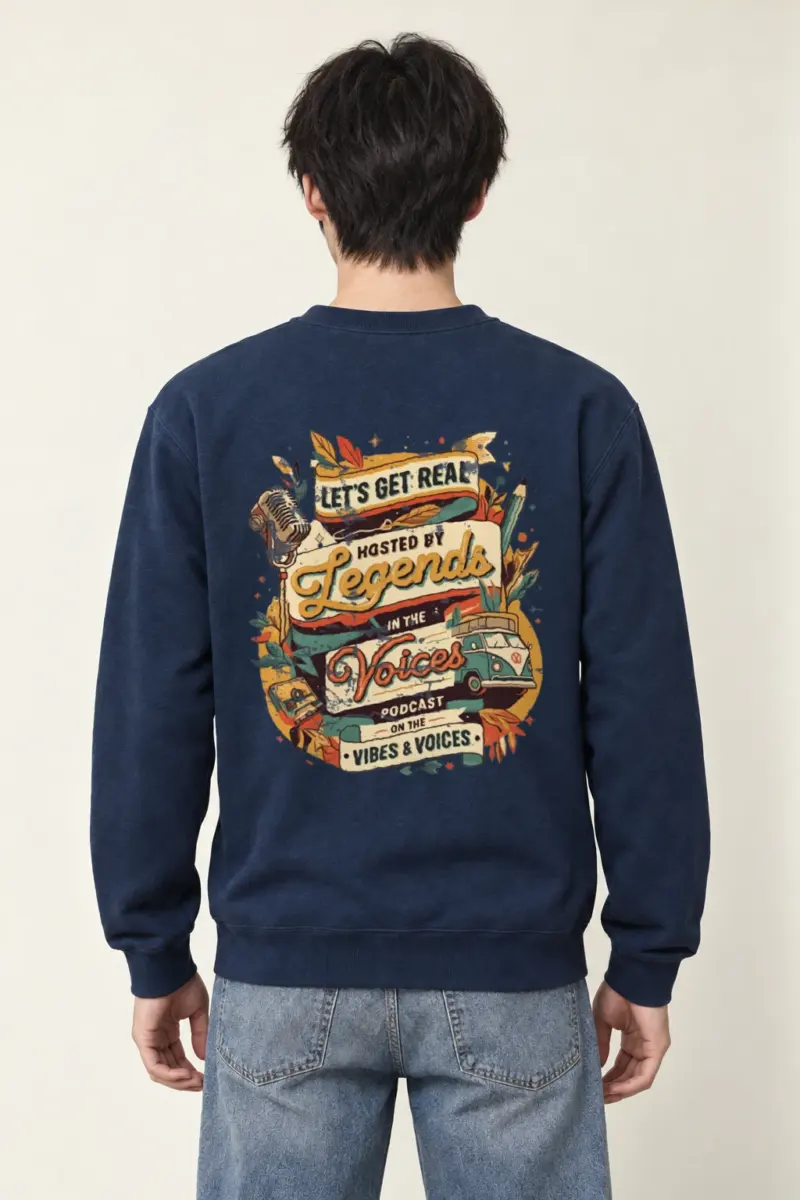 "Let’s Get Real" Heavy Blend Unisex Crewneck Sweatshirt
