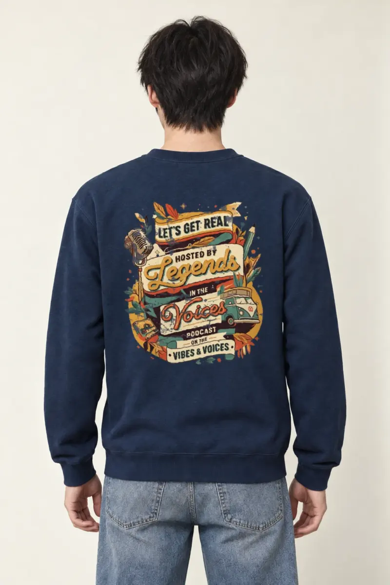 "Let’s Get Real" Heavy Blend Unisex Crewneck Sweatshirt