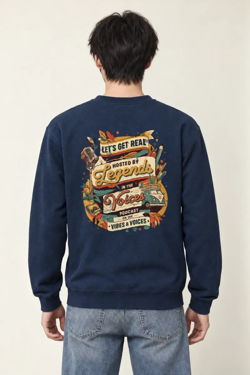 "Let’s Get Real" Heavy Blend Unisex Crewneck Sweatshirt