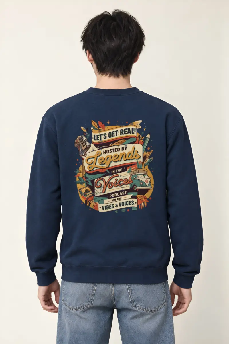 "Let’s Get Real" Heavy Blend Unisex Crewneck Sweatshirt