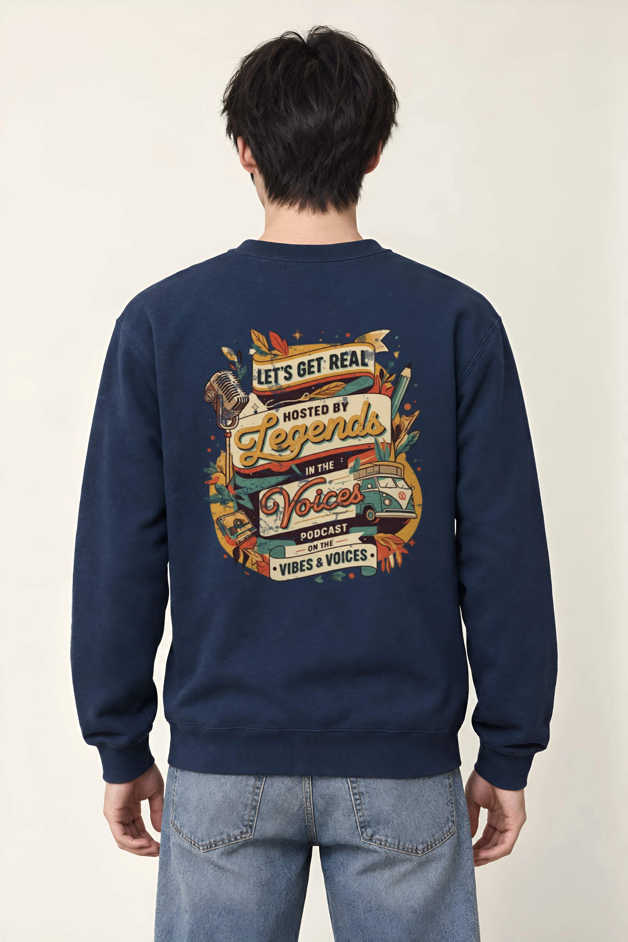 "Let’s Get Real" Heavy Blend Unisex Crewneck Sweatshirt