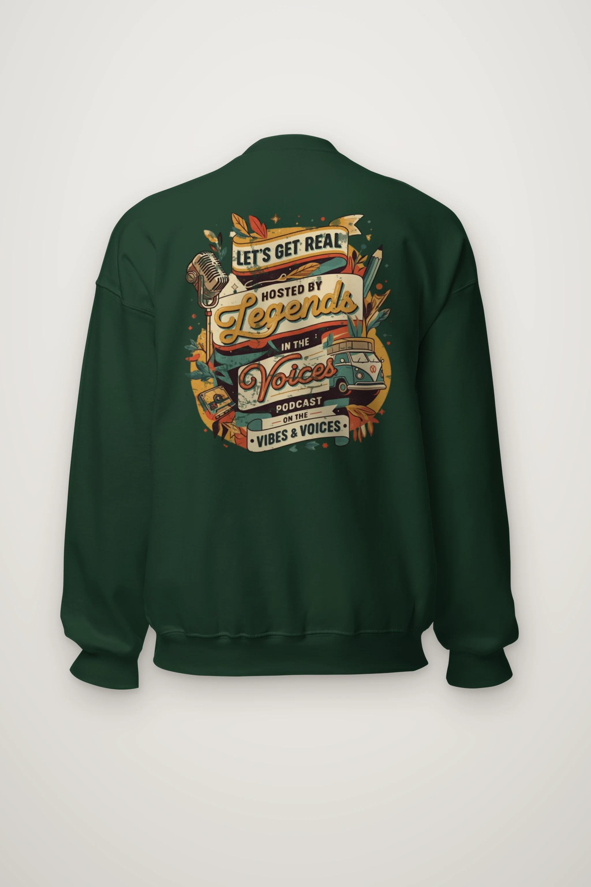 "Let’s Get Real" Heavy Blend Unisex Crewneck Sweatshirt