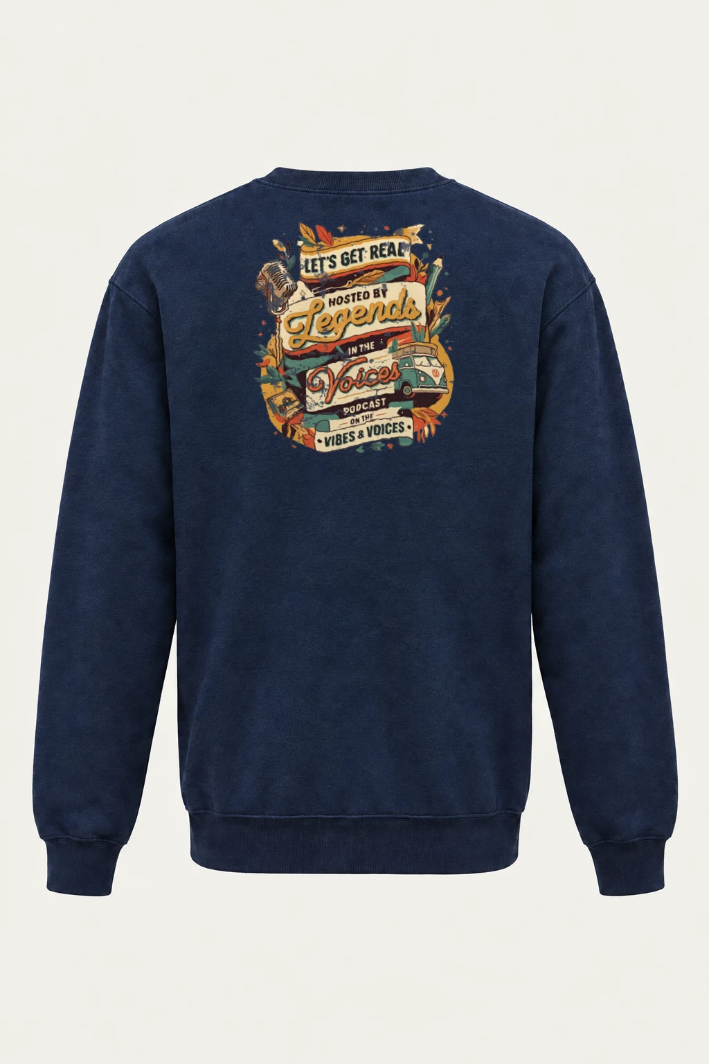"Let’s Get Real" Heavy Blend Unisex Crewneck Sweatshirt | Gildan 18000