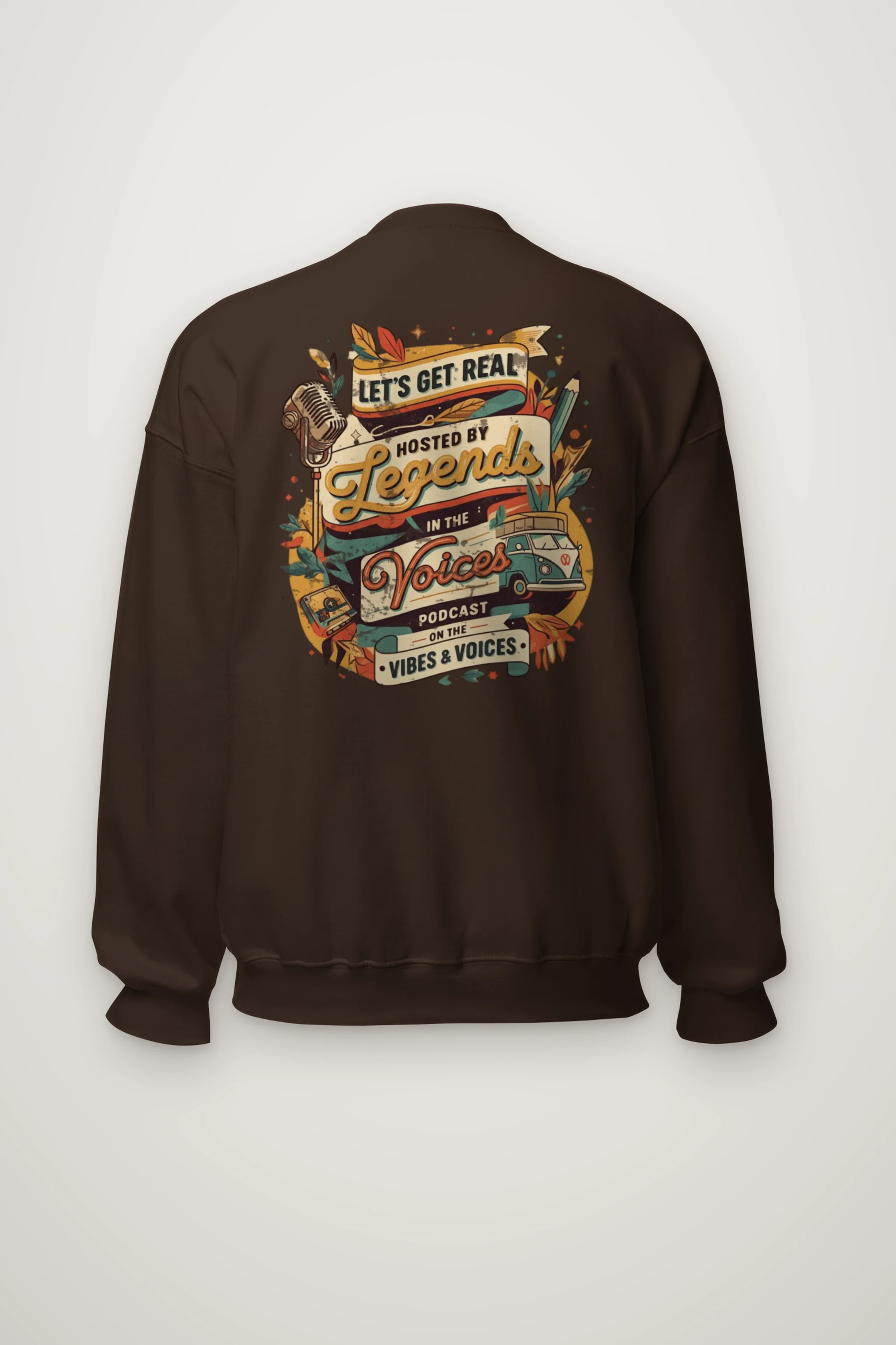 "Let’s Get Real" Heavy Blend Unisex Crewneck Sweatshirt
