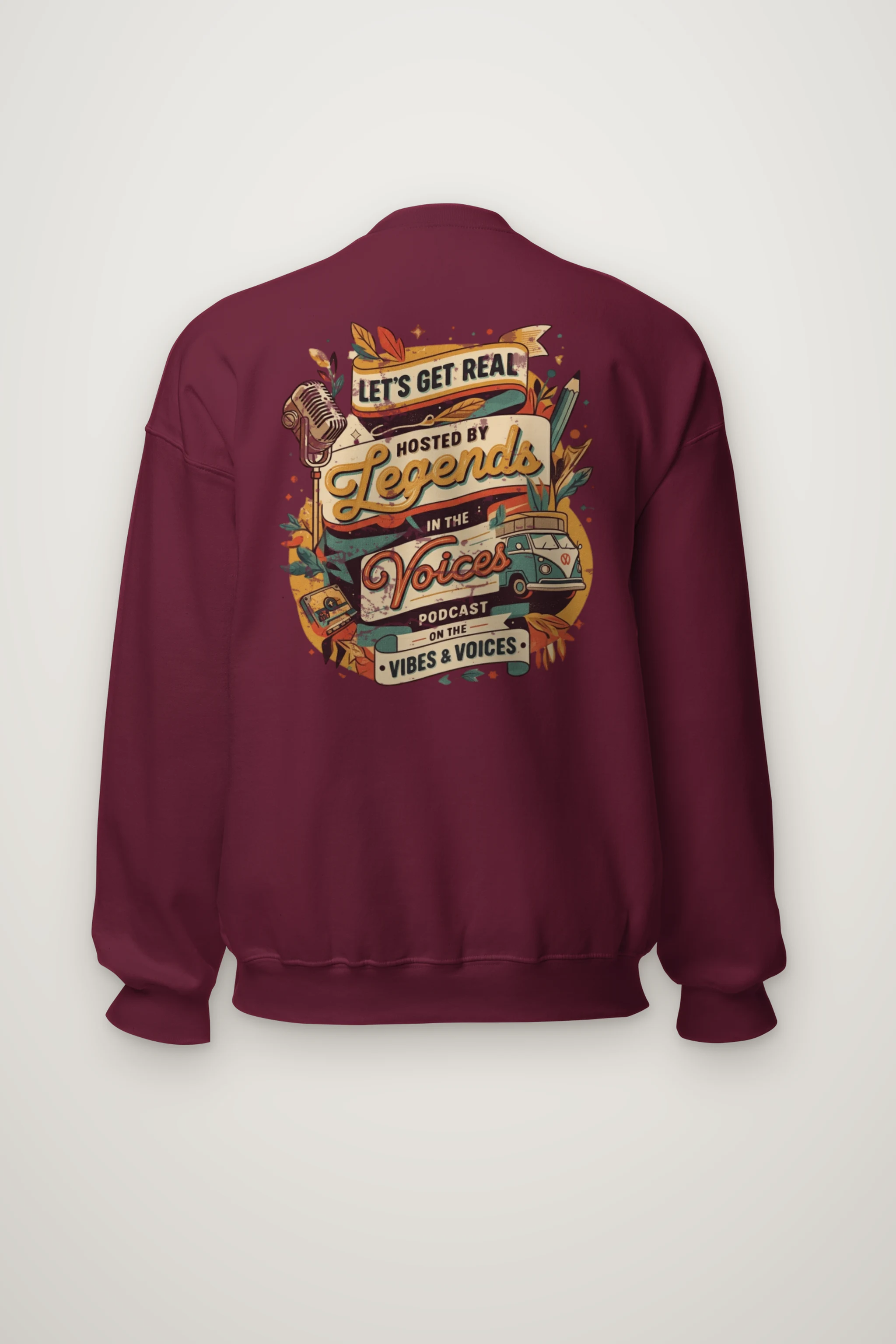 "Let’s Get Real" Heavy Blend Unisex Crewneck Sweatshirt