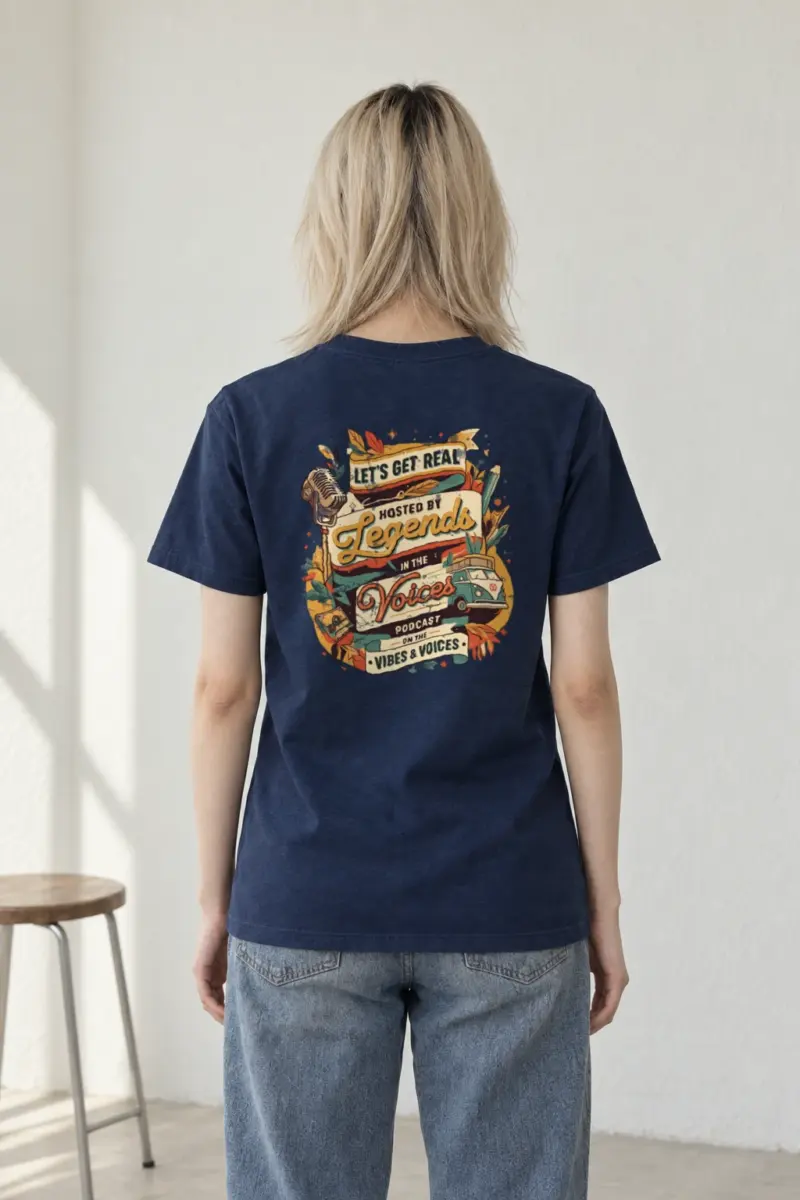 "Let’s Get Real" Heavyweight Unisex Crewneck T-shirt