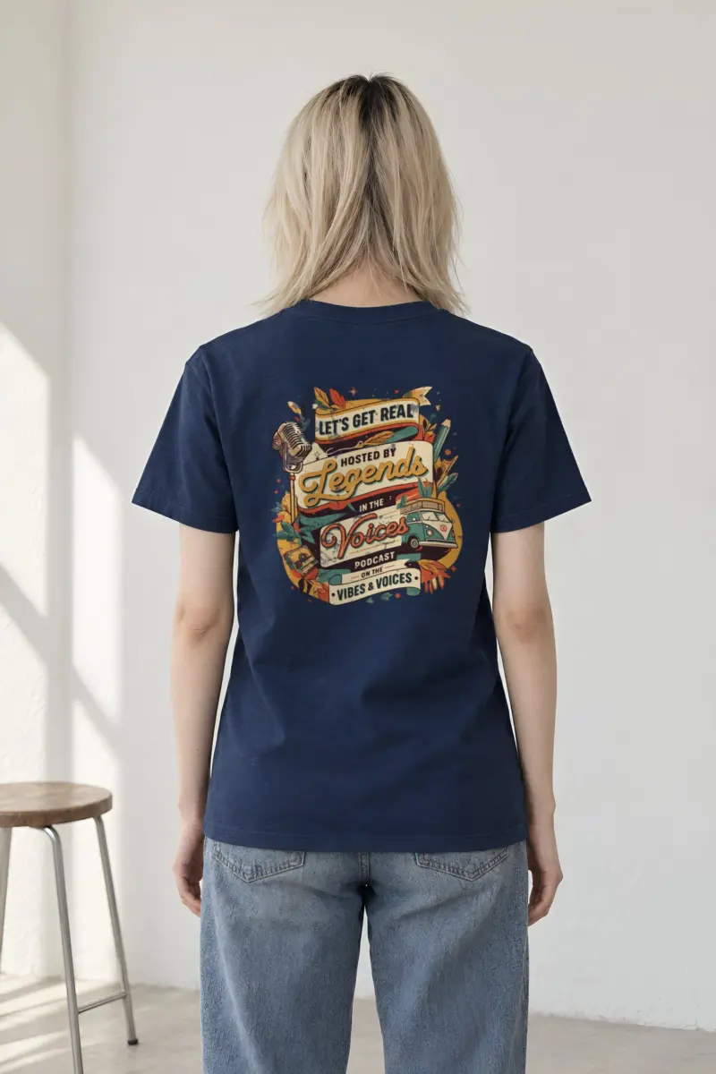 "Let’s Get Real" Heavyweight Unisex Crewneck T-shirt