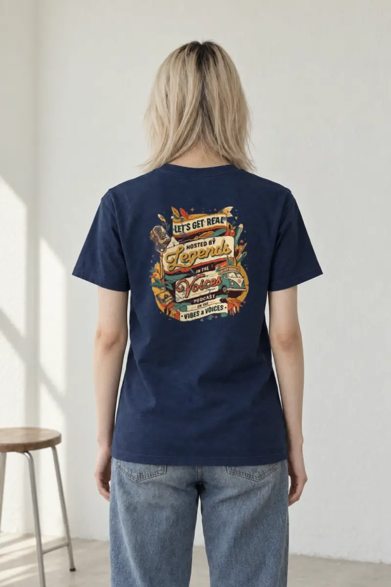 "Let’s Get Real" Heavyweight Unisex Crewneck T-shirt
