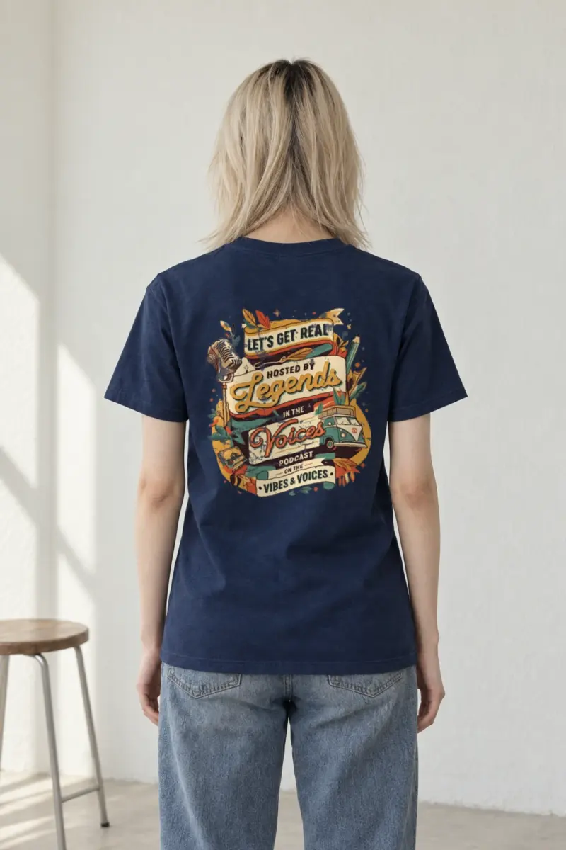 "Let’s Get Real" Heavyweight Unisex Crewneck T-shirt