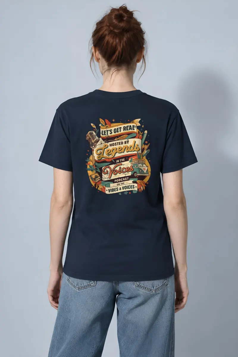 "Let’s Get Real" Heavyweight Unisex Crewneck T-shirt