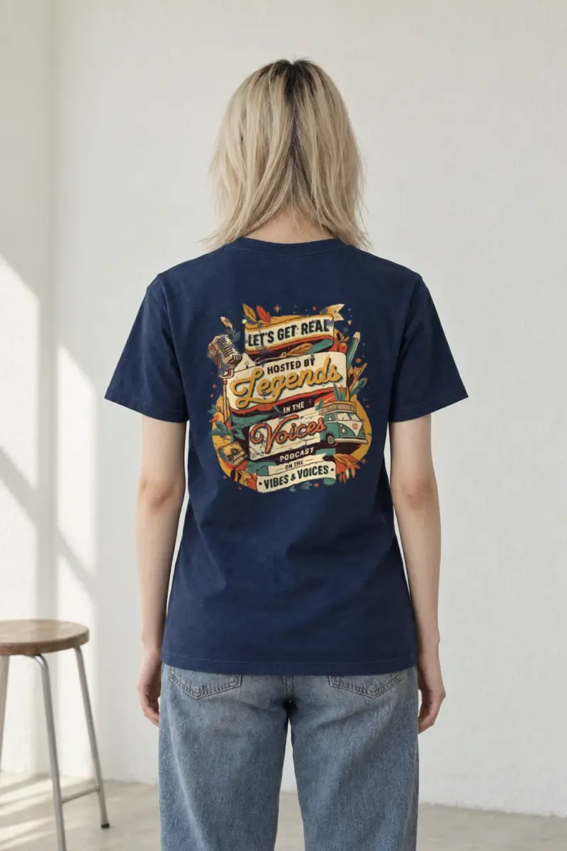 "Let’s Get Real" Heavyweight Unisex Crewneck T-shirt
