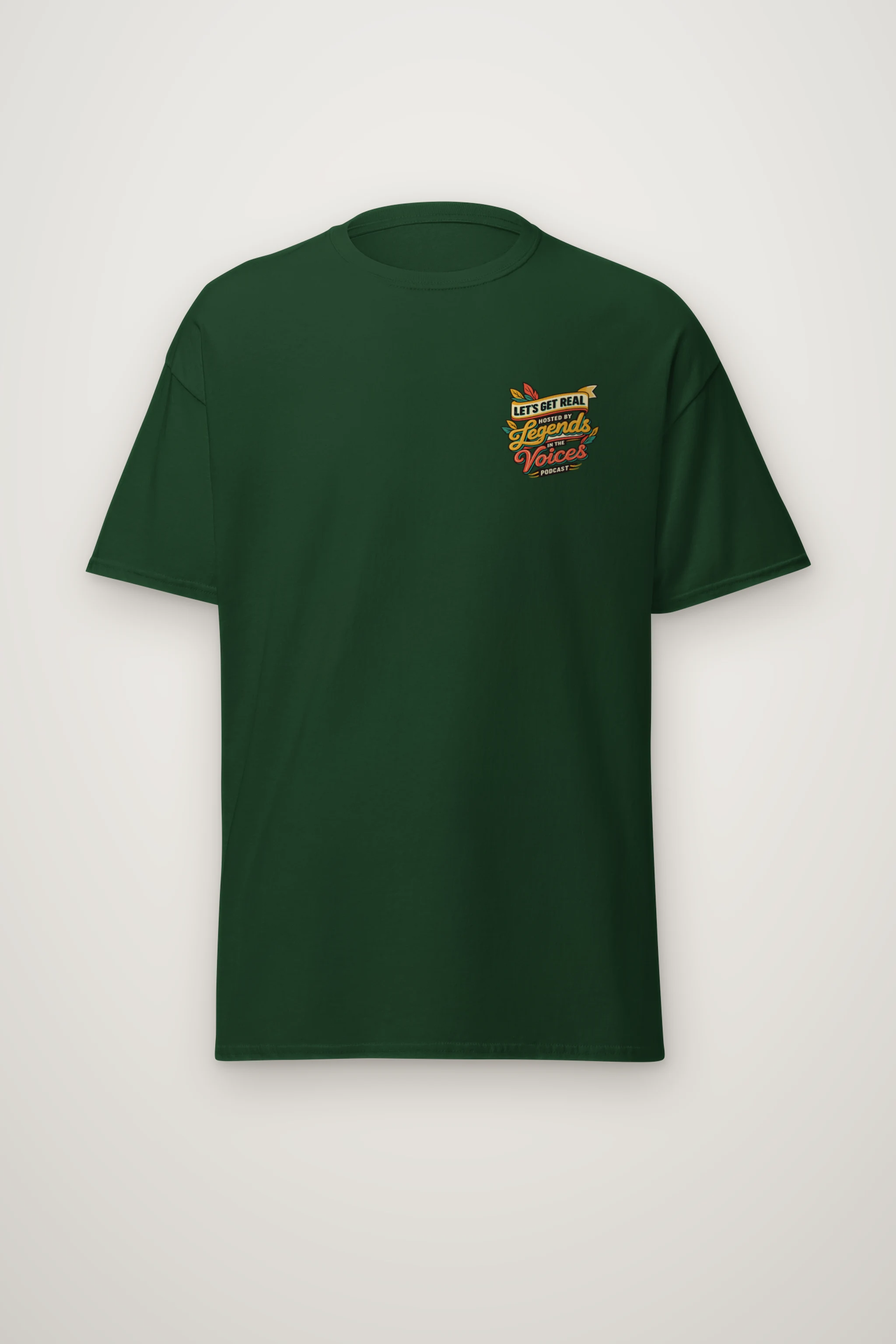 "Let’s Get Real" Heavyweight Unisex Crewneck T-shirt