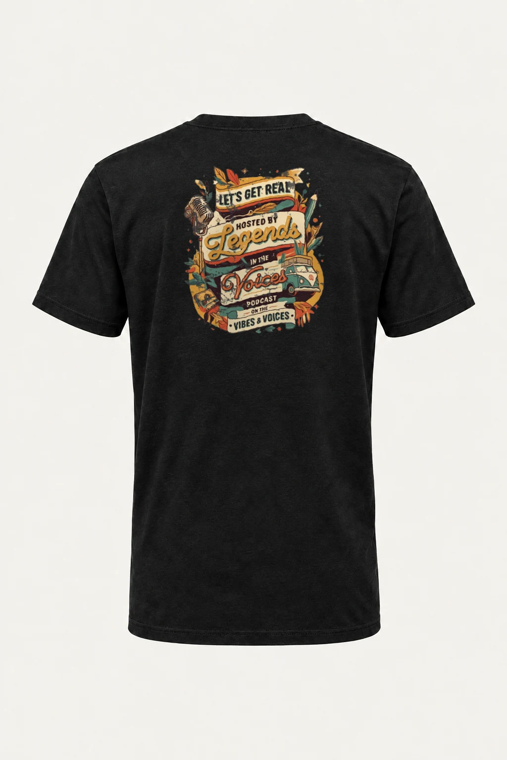 "Let’s Get Real" Heavyweight Unisex Crewneck T-shirt | Gildan 5000