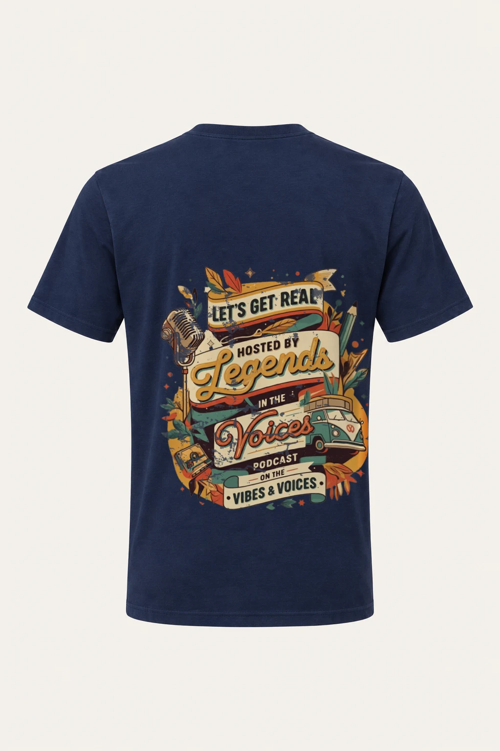 "Let’s Get Real" Heavyweight Unisex Crewneck T-shirt | Gildan 5000