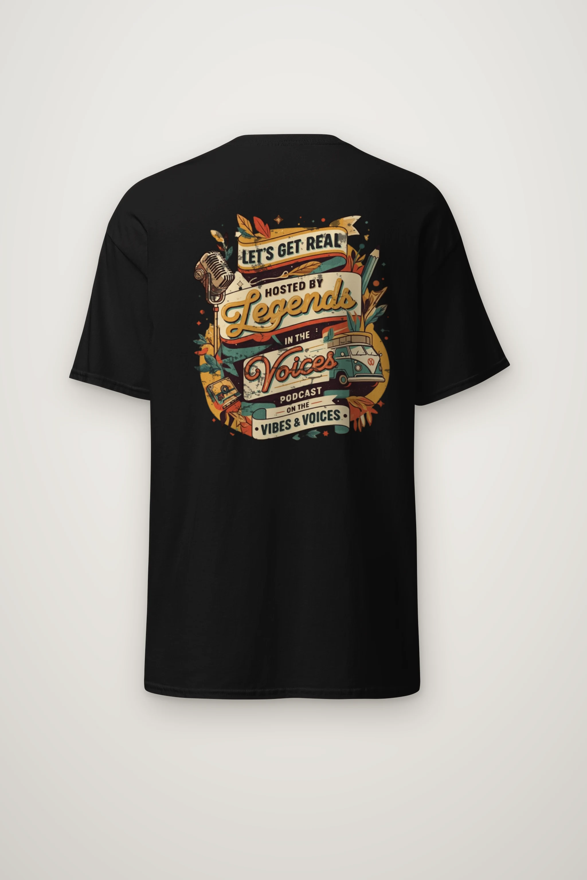 "Let’s Get Real" Heavyweight Unisex Crewneck T-shirt