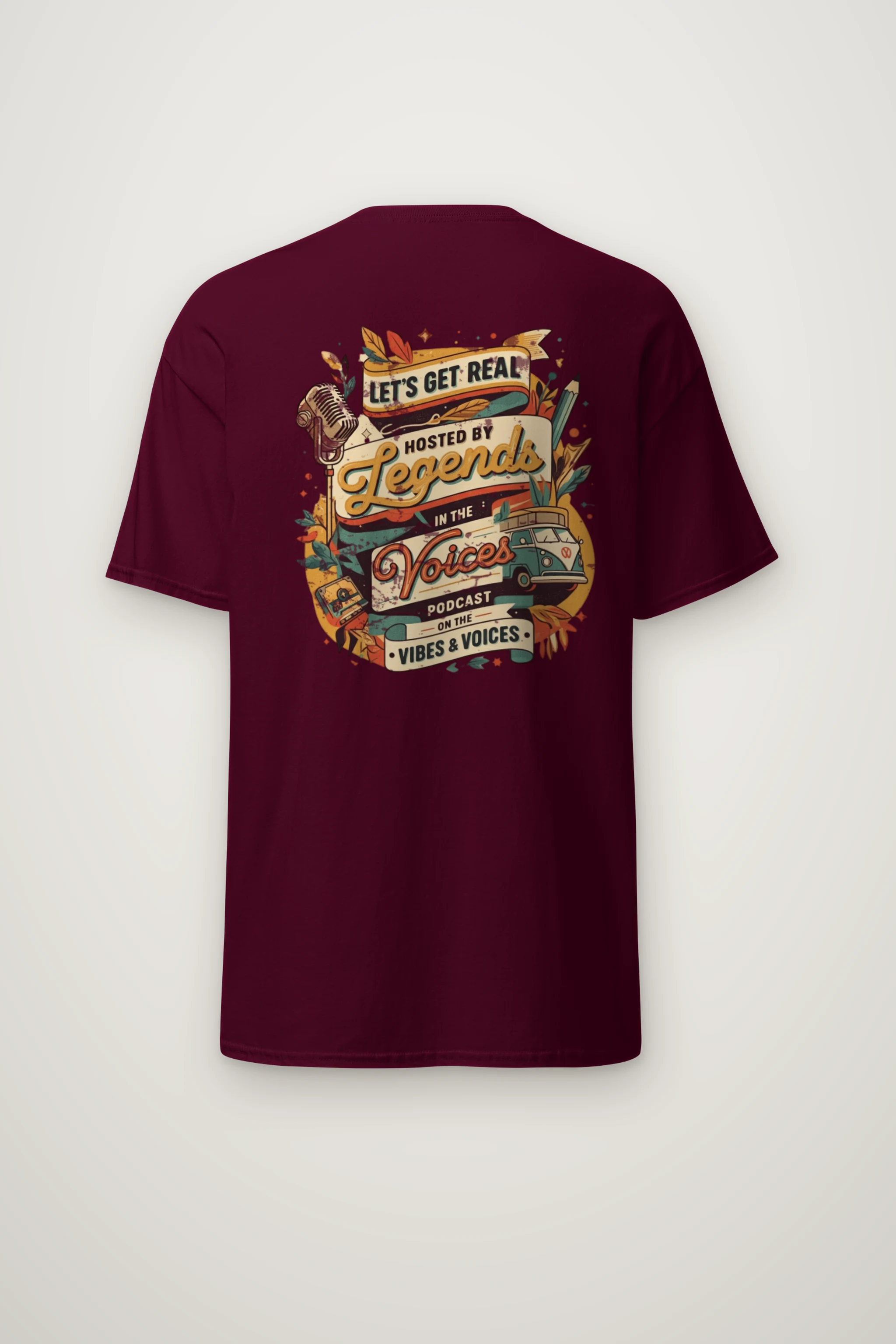 "Let’s Get Real" Heavyweight Unisex Crewneck T-shirt