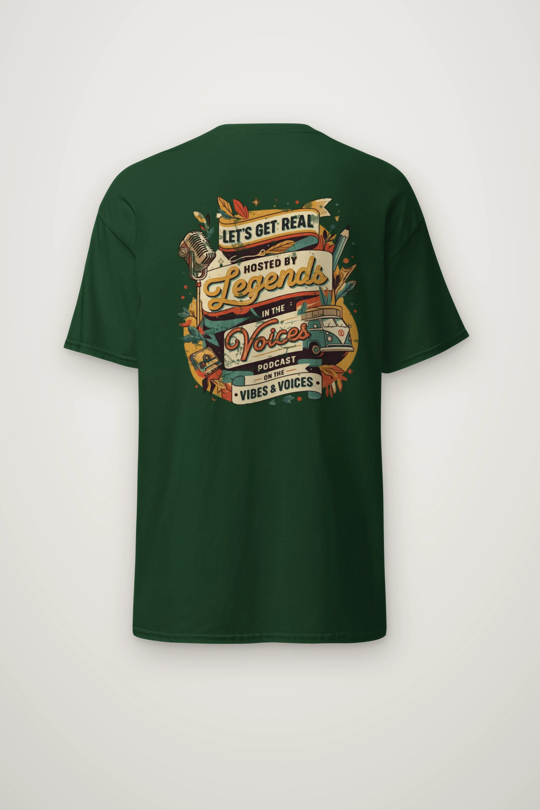 "Let’s Get Real" Heavyweight Unisex Crewneck T-shirt