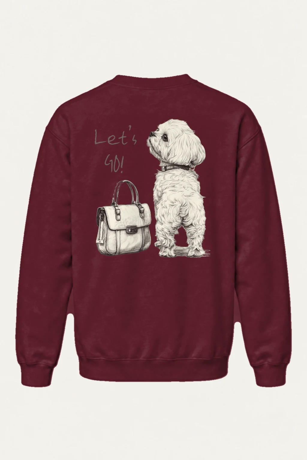 "Let’s Go Dog" Heavy Blend Unisex Crewneck Sweatshirt | Gildan 18000