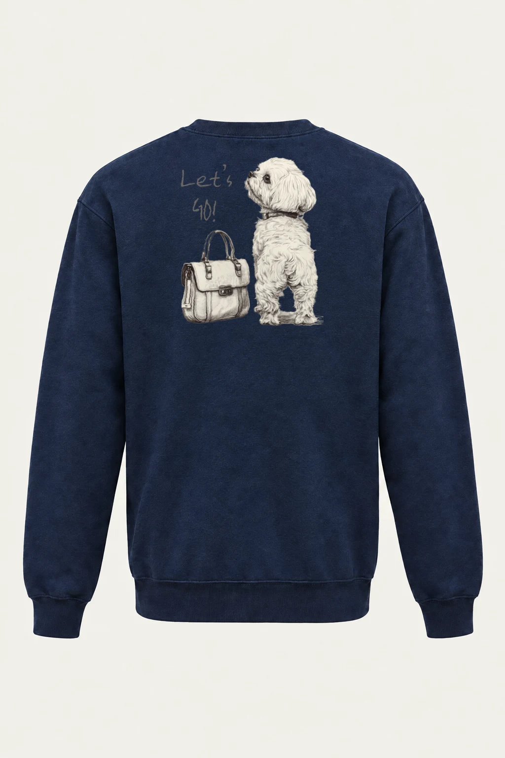 "Let’s Go Dog" Heavy Blend Unisex Crewneck Sweatshirt | Gildan 18000