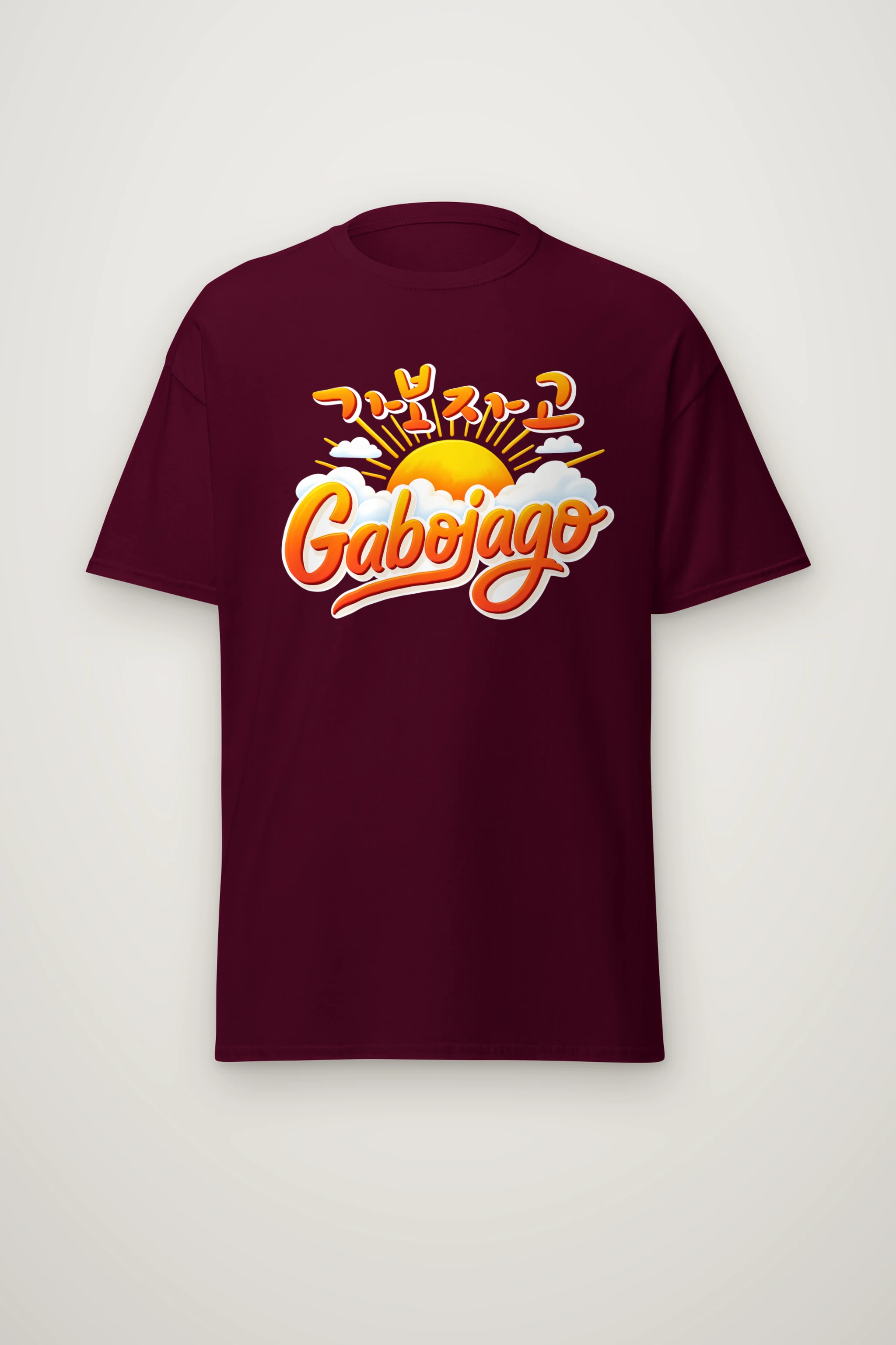 "Let's Go Sunrise" Heavyweight Unisex Crewneck T-shirt