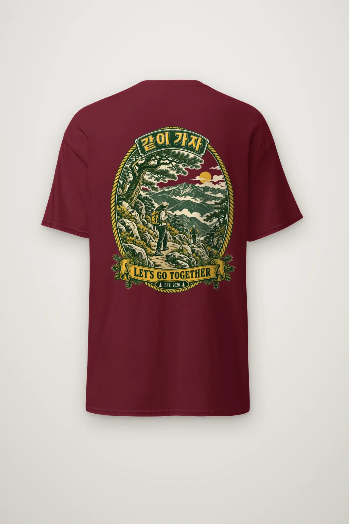 "Let’s Go Together" Heavyweight Unisex Crewneck T-shirt