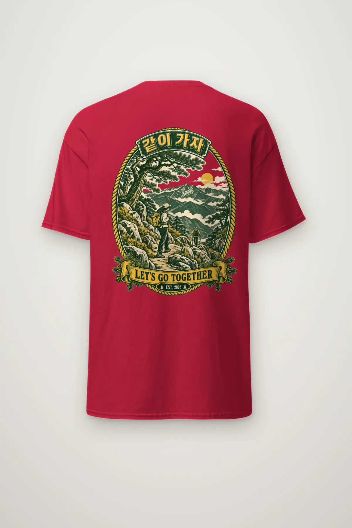 "Let’s Go Together" Heavyweight Unisex Crewneck T-shirt