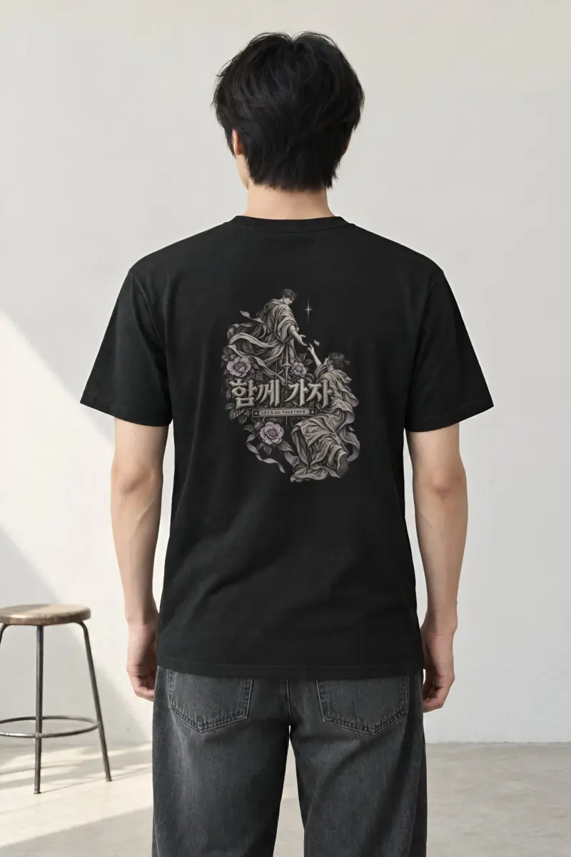 "Let's Go Together" Heavyweight Unisex Crewneck T-shirt