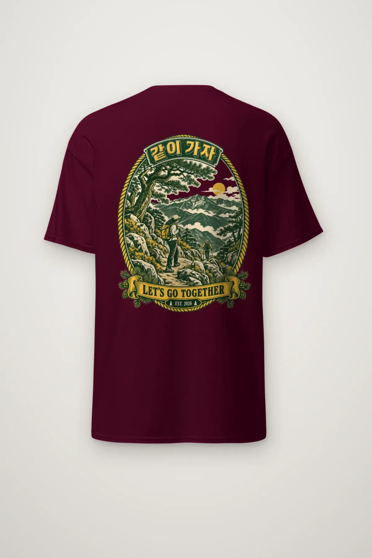 "Let’s Go Together" Heavyweight Unisex Crewneck T-shirt