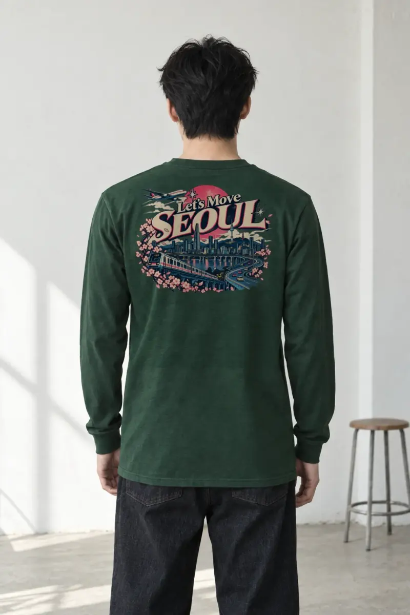 "Let’s Move Seoul" Unisex Longsleeve T-shirt