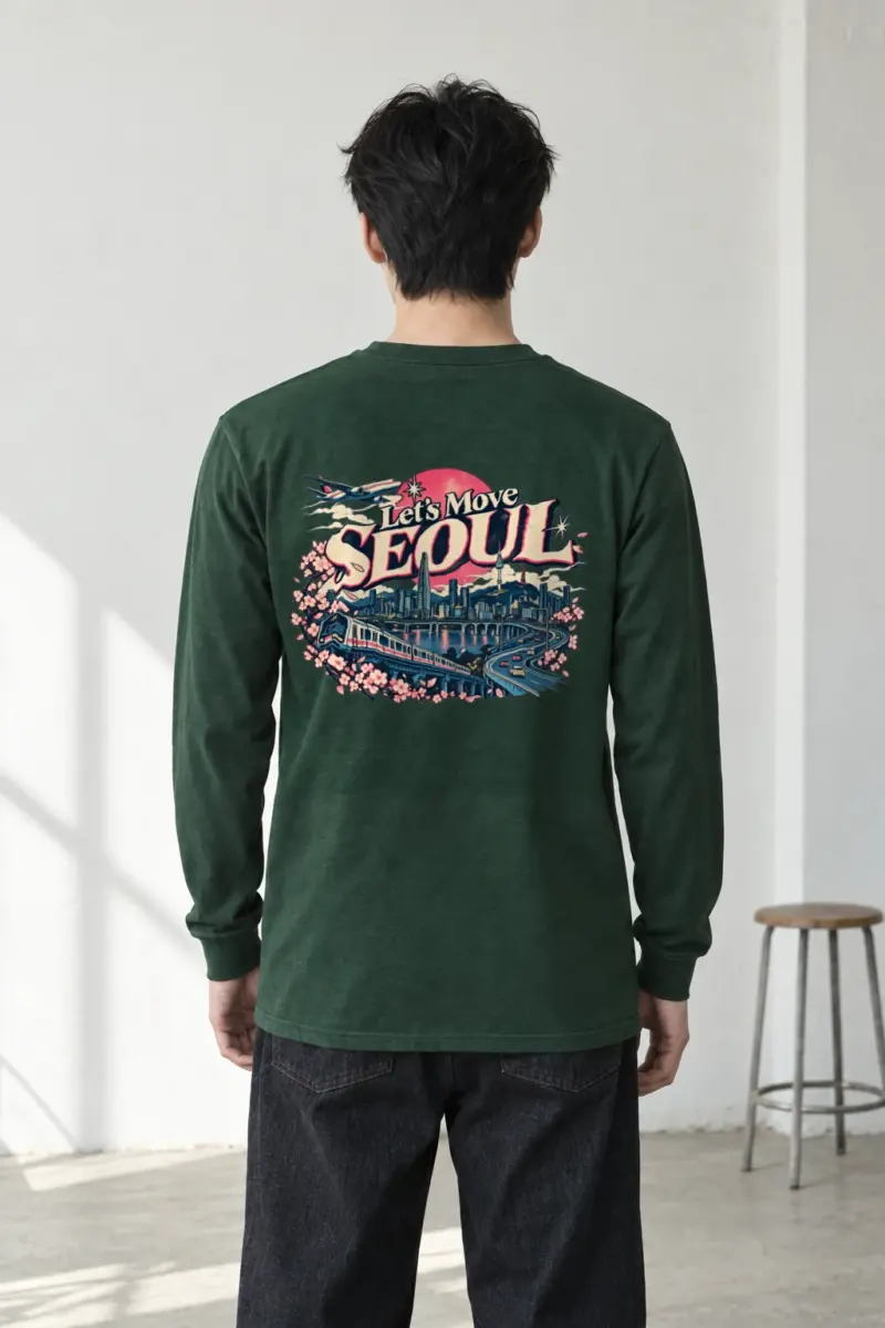 "Let’s Move Seoul" Unisex Longsleeve T-shirt