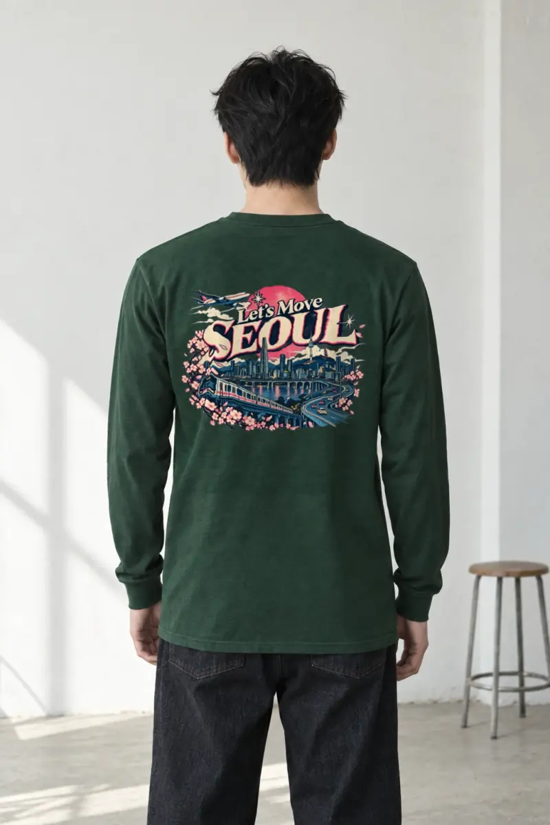 "Let’s Move Seoul" Unisex Longsleeve T-shirt