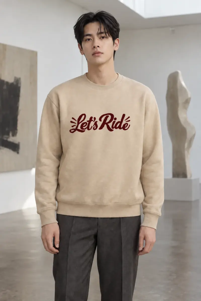 "Let's Ride" Heavy Blend Unisex Crewneck Sweatshirt | Gildan 18000